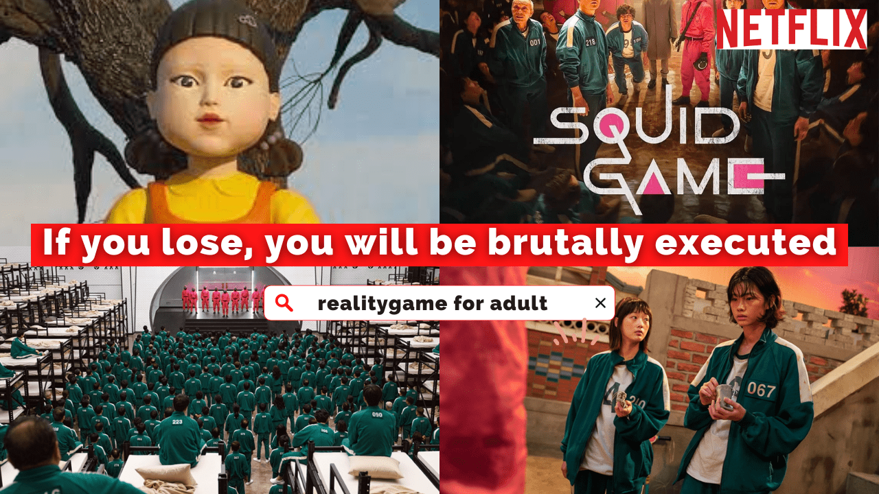 If you lose, you will be brutally executed. “Squid Game: The Challenge”
