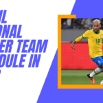 Brazil national soccer team schedule in 2023.