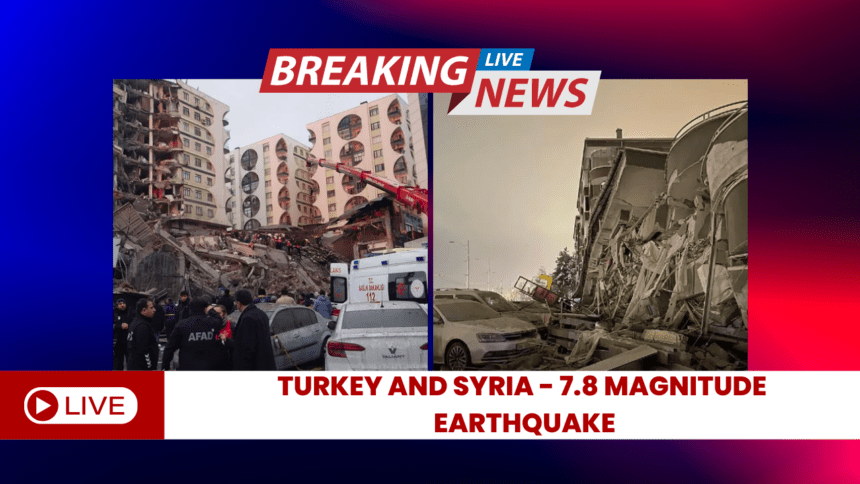 Early photos show that the 7.8 magnitude earthquake in Turkey and Syria caused a lot of damage.Early photos show that the 7.8 magnitude earthquake in Turkey and Syria caused a lot of damage.