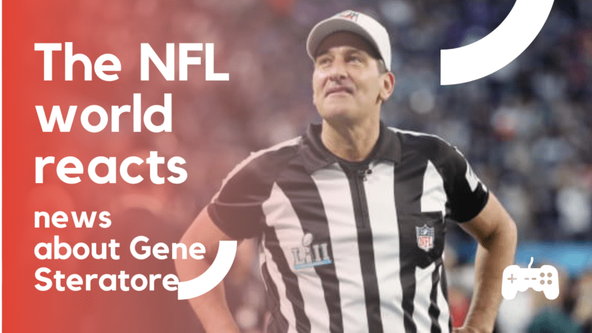 MINNEAPOLIS, MN - FEBRUARY 04 Referee Gene Steratore #114 watches before Super Bowl LII on February 4, 2018 in Minneapolis, Minnesota, between the New England Patriots and the Philadelphia Eagles at U.S. Bank Stadium.