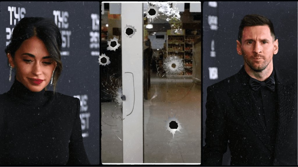 Lionel Messi’s wife’s family’s supermarket was attacked by gunmen, and they left a scary message for him