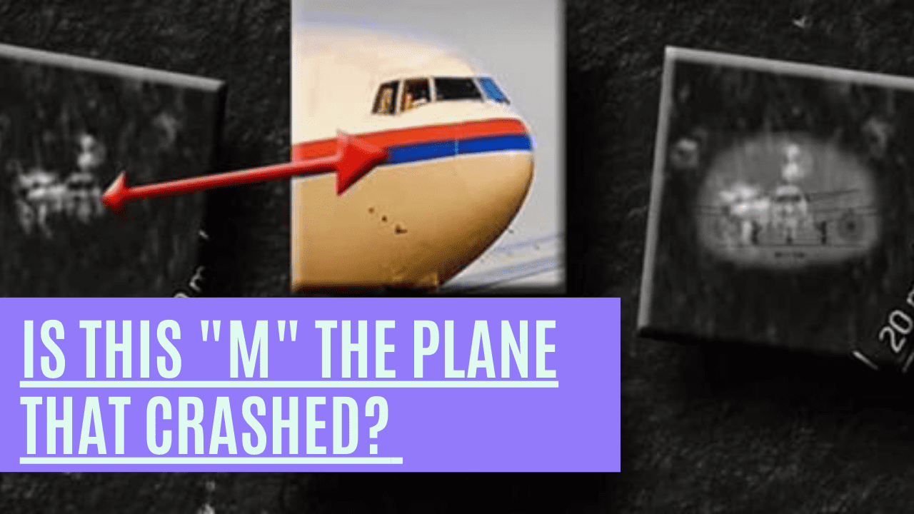 Is this "M" the plane that crashed? A researcher in aviation says that images from satellites show "almost a perfect match" in the South China Sea near Vietnam.