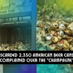 Belgium discarded 2,350 American beer cans when the French complained over the Champagne word.