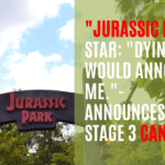 Jurassic Park star Dying would annoy me.- announces stage 3 cancer.