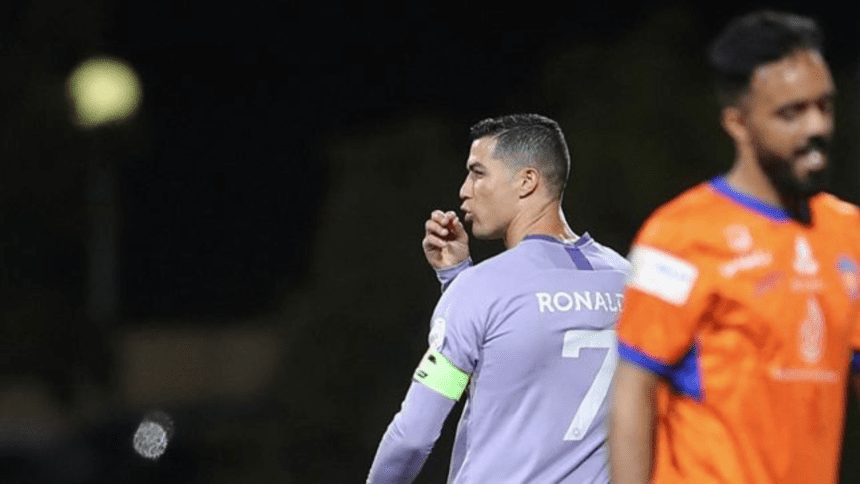 Ronaldo strikes out again in the Saudi league.