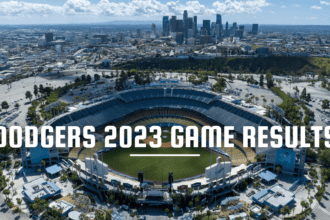 Dodgers 2023 game results.