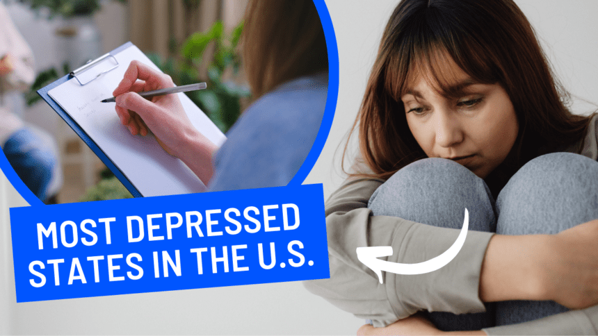 Most depressed states in the U.S.
