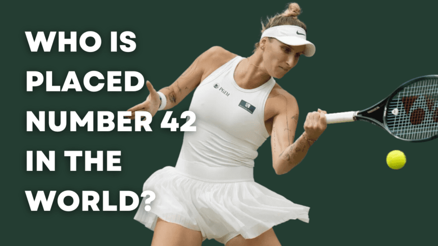 Wimbledon is won by Marketa Vondrousova, who is placed number 42 in the world.