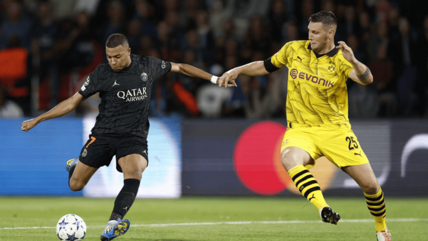 Dazzling Mbappe Inspires PSG to 2-0 Victory Over Borussia Dortmund at Home