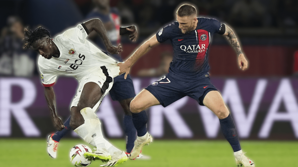 During-the-French-Ligue-1-soccer-match-between-Paris-Saint-Germain-and-Nice-at-Parc-des-Princes-stadium-in-Paris-on-Friday-September-15-2023