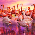 Flamingos Return Hurricane Idalia's Winds Reintroduce Iconic Birds to Florida After a Century.