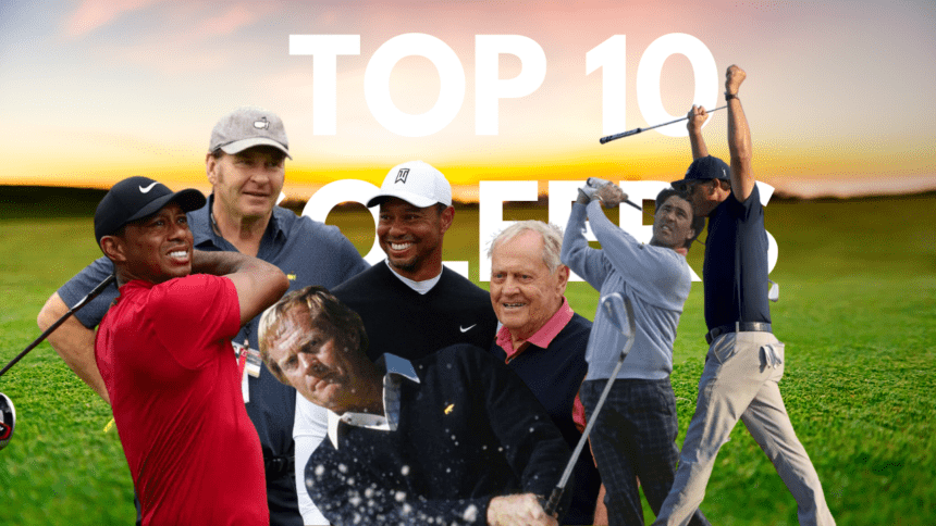 Masters of the Greens Top 10 Golfers in PGA Tour History.