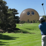 The Las Vegas Sphere is now making fun of players at one of the most expensive courses in the United States.
