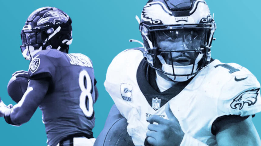 For Week 10, the Ravens beat the Eagles to become the NFL's top team.