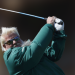 "I love to grip and rip it, so X-Golf courses are perfect for me because I can get my distances right away and accurately." You can also sit at the bar and enjoy a John Daly drink and some great food. It's the perfect place to hang out.