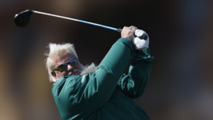 "I love to grip and rip it, so X-Golf courses are perfect for me because I can get my distances right away and accurately." You can also sit at the bar and enjoy a John Daly drink and some great food. It's the perfect place to hang out.
