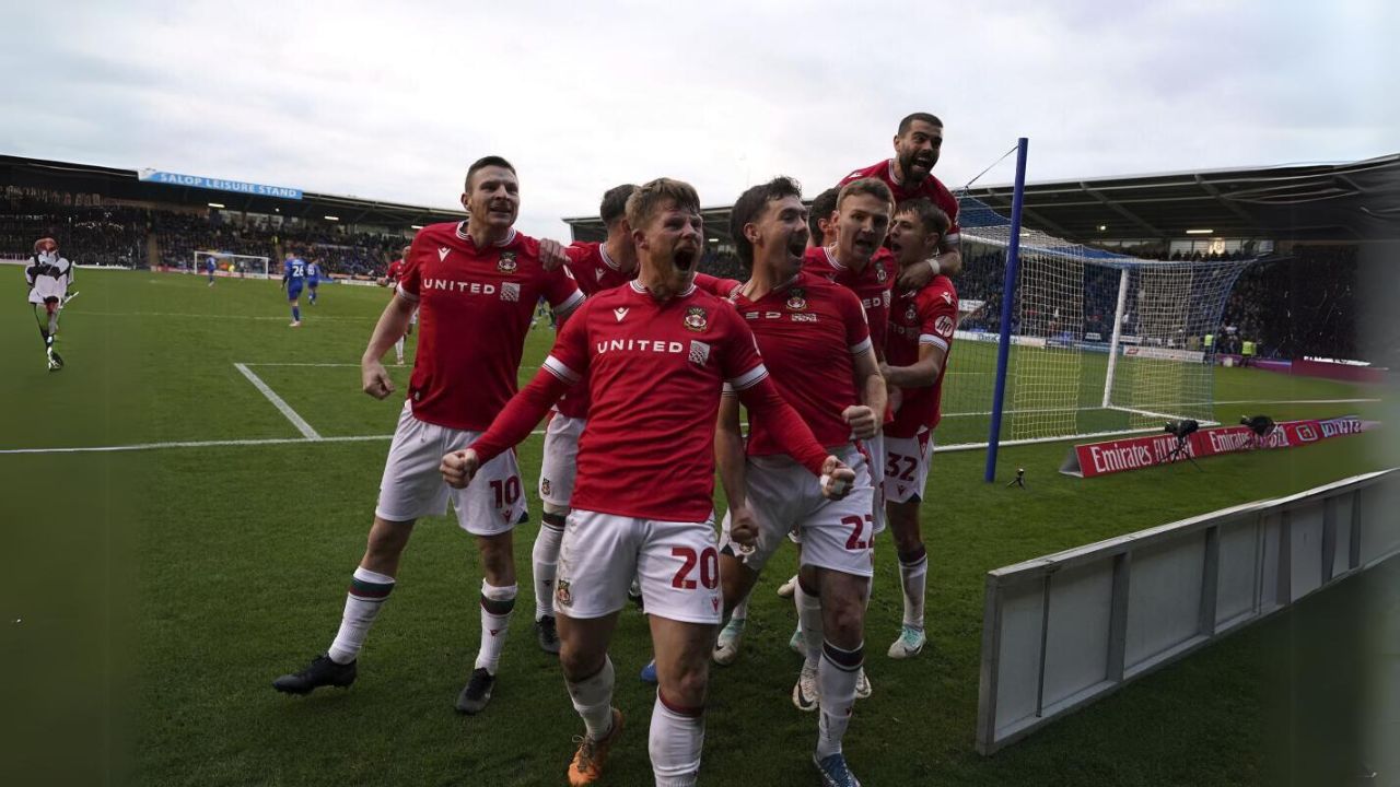 Wrexham's Hollywood owners are thrilled about the team's latest FA Cup win.