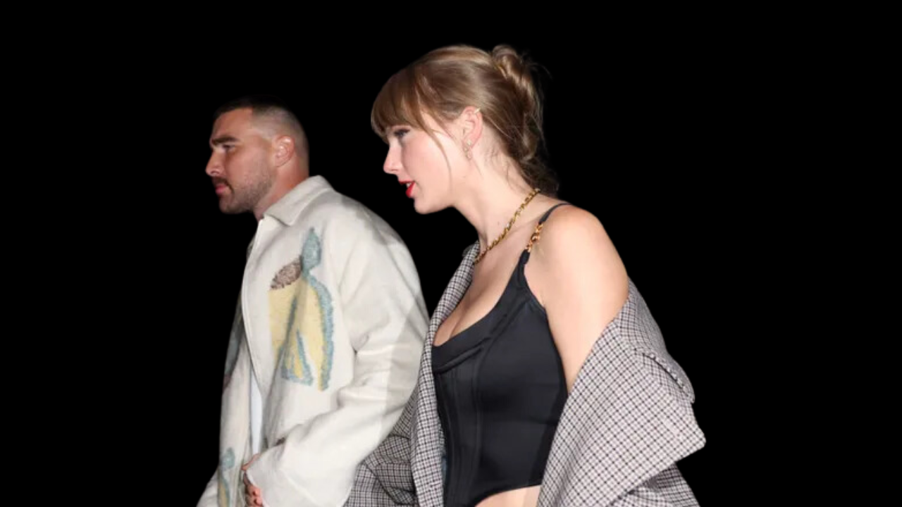 Travis Kelce talks about his first New Year’s Eve with Taylor Swift.