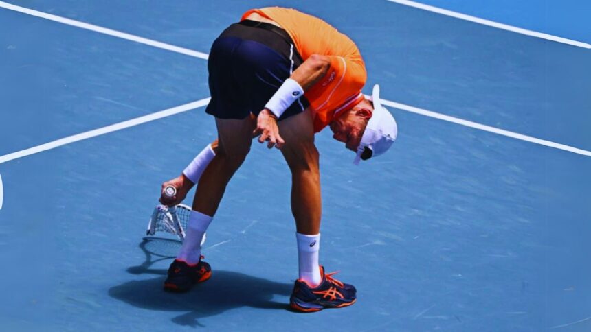 Medvedev fights off cramps and tears as he beats the brutal heat at the Australian Open