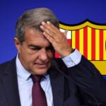POR BLIMEY Barcelona president Joan Laporta is at the heart of the strange "Canape-gate" scandal because she threw snack platters into a fan row.
