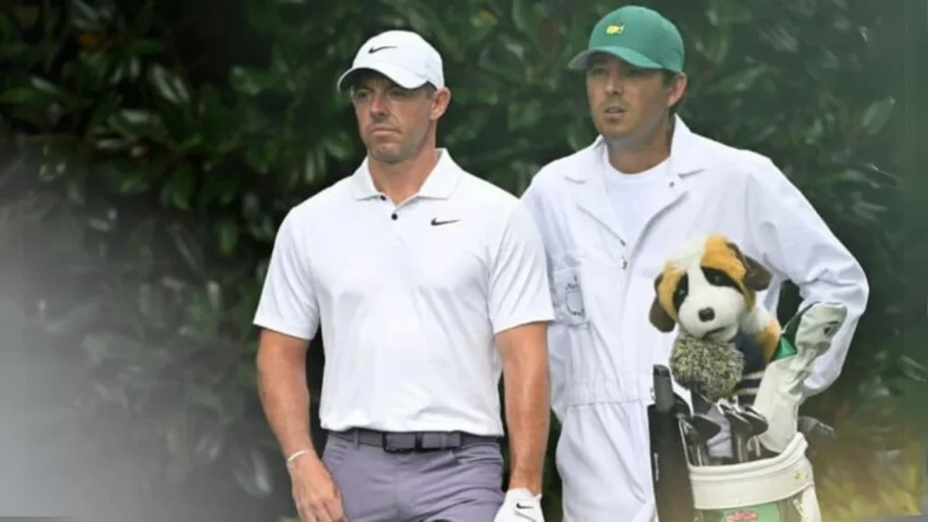 Rory McIlroy wasn't in the group that was shown.