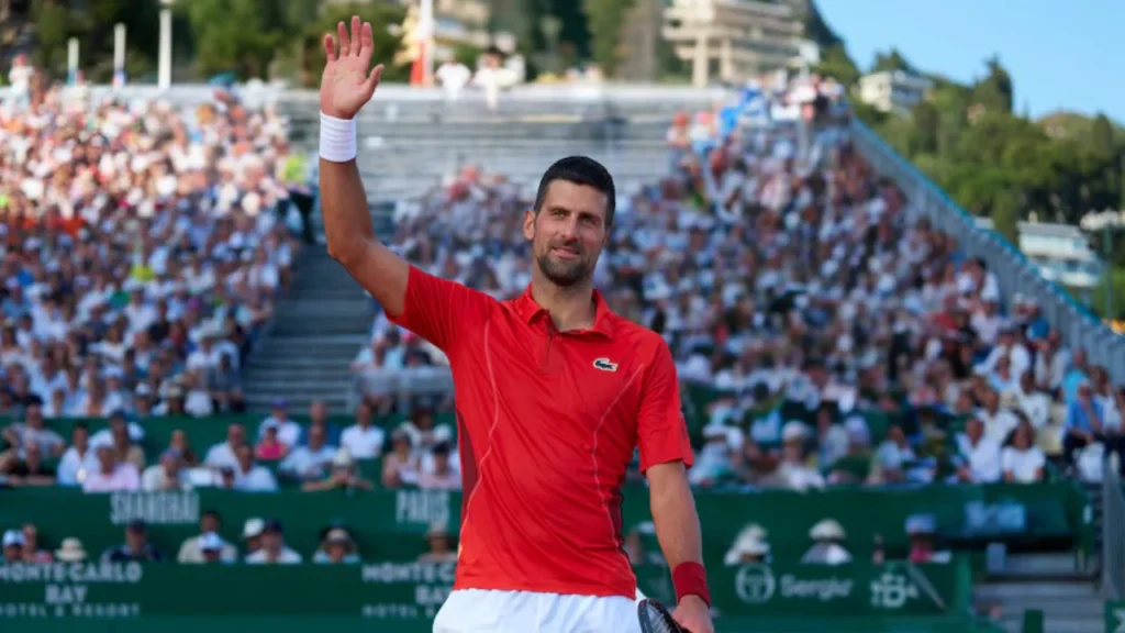 Djokovic beats De Minaur to make it to the Monte Carlo semifinals.
