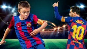 Pedrito Juárez, Barcelona's young football prodigy, compared to Lionel Messi.