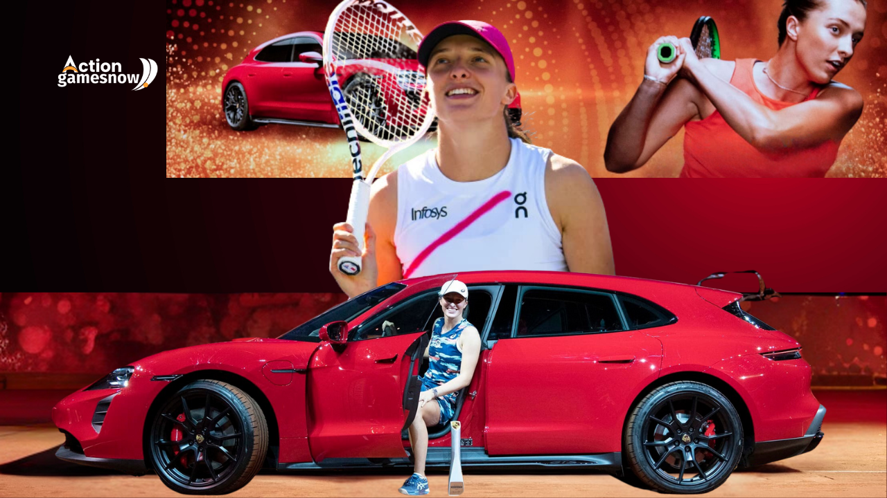 Iga Swiatek is ready to "build a garage" as she tries to win her third straight title in Stuttgart. "I have more cars, but there's always room for Porsche," she said.
