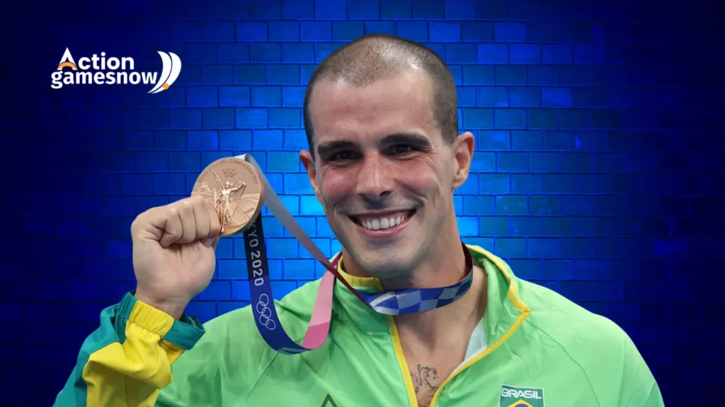 Brazilian swimmer Bruno Fratius, who won third place in the 50-meter freestyle at Tokyo, says he will not be in Paris in 2024