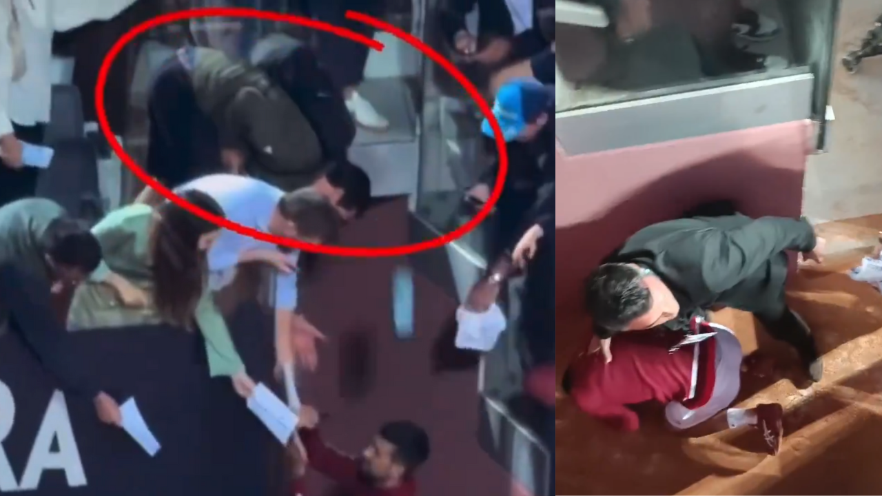 How Djokovic struck on the head by water bottles are the new trend.