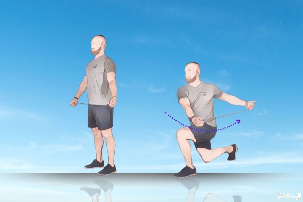Strength and Conditioning - Leg Strength, Core Stability,
Flexibility and Mobility. © Actiongames Now (AGN)