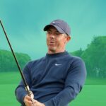 Rory McIlroy reacts after banana-peel mishap at the Australian Open