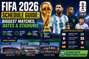 FIFA World Cup 2026 stadium and match schedule overview