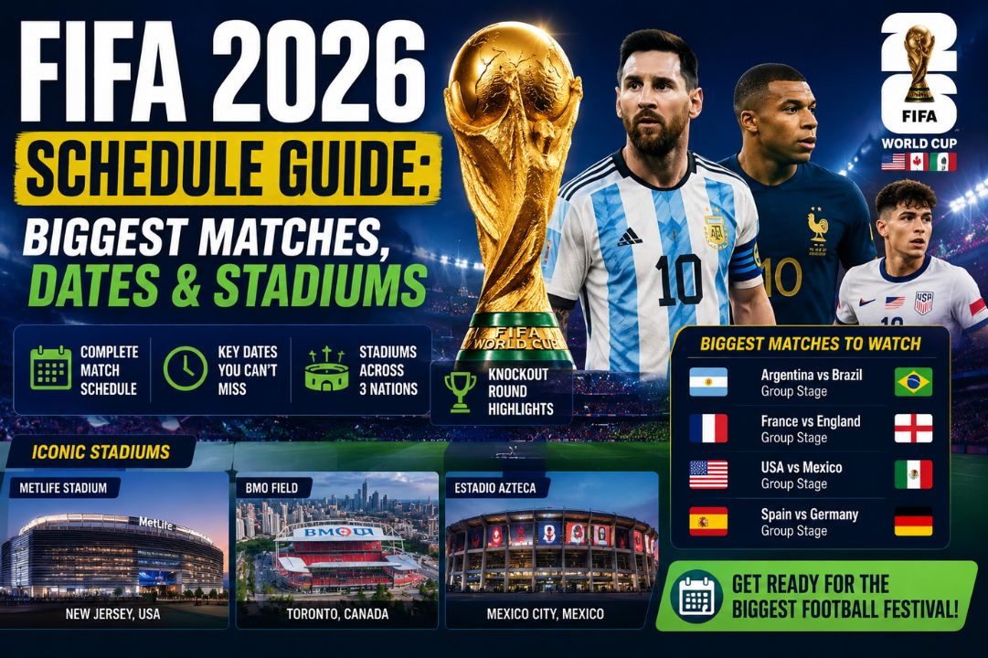 FIFA World Cup 2026 stadium and match schedule overview