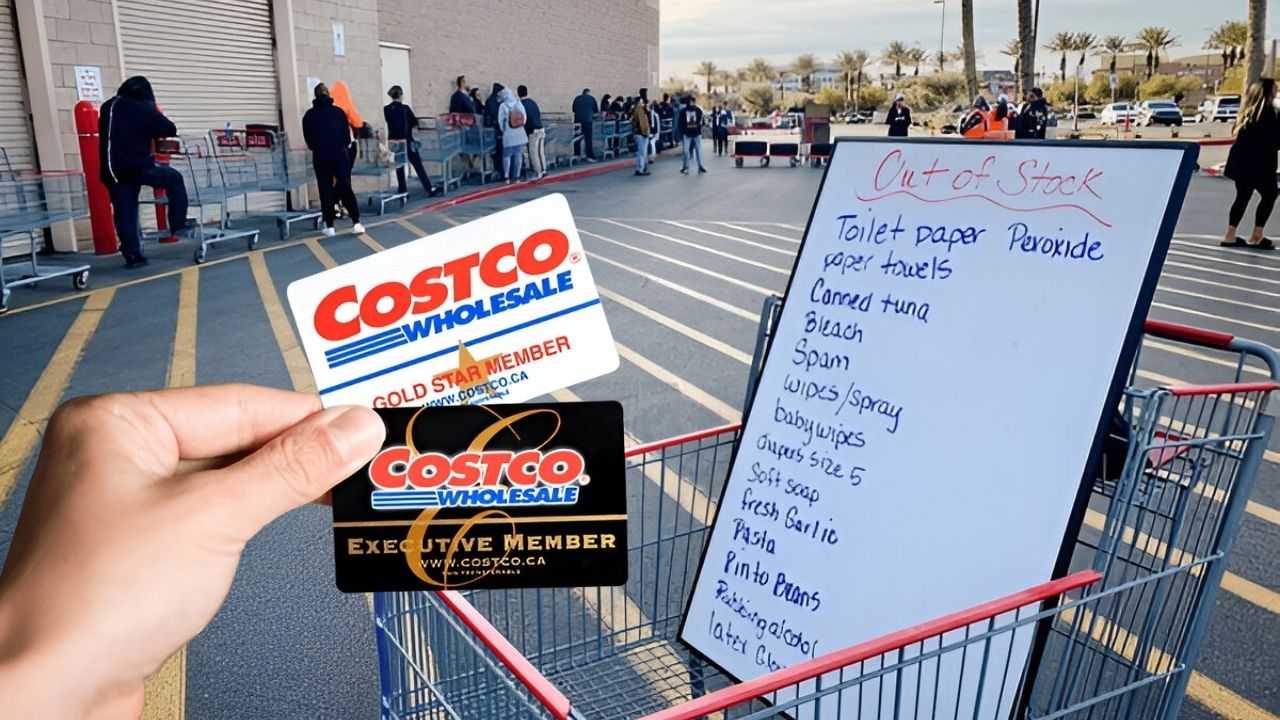 Costco gold bars displayed on shelves as demand surges, leading the retailer to impose purchase limits for customers.