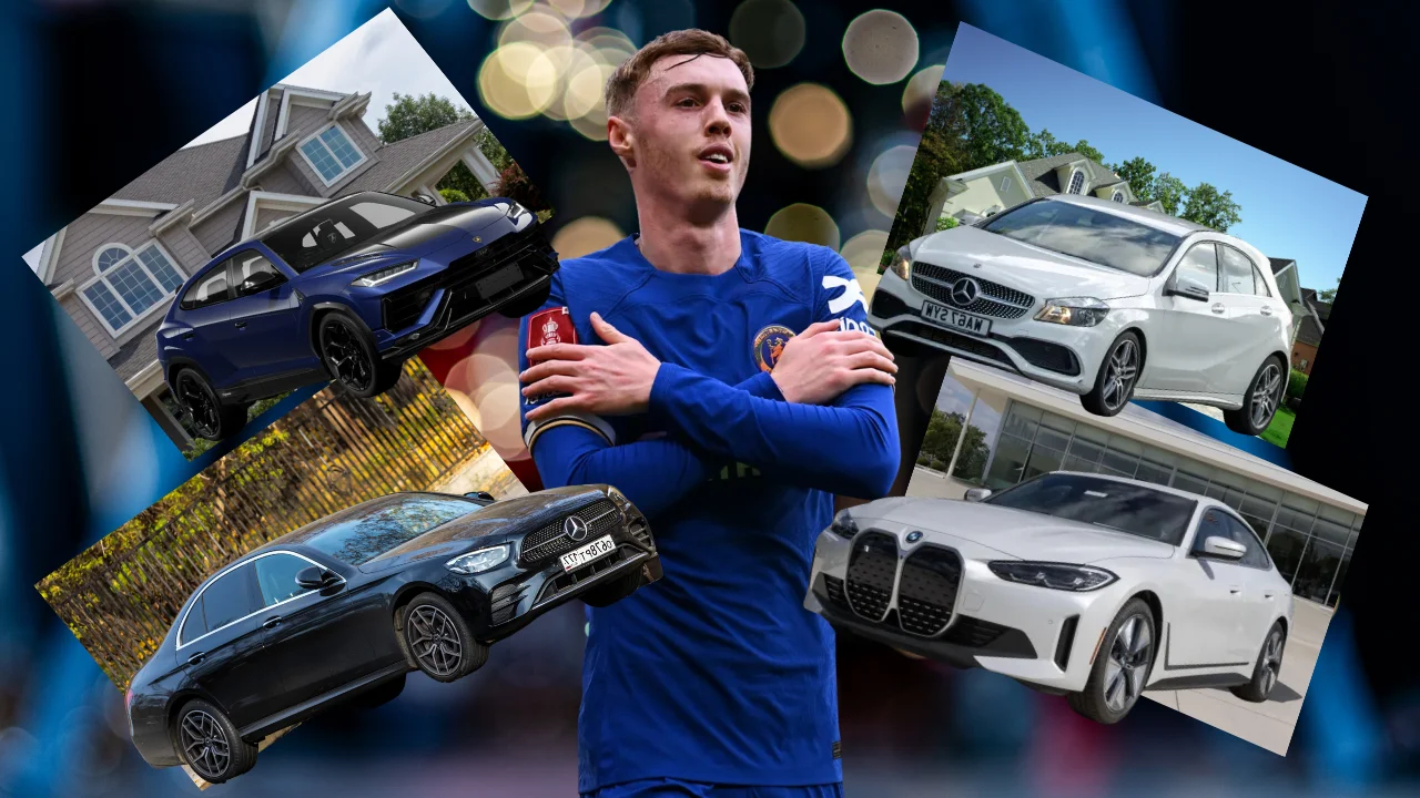 Palmer's £190,000 Lamborghini Urus from his impressive car collection.
