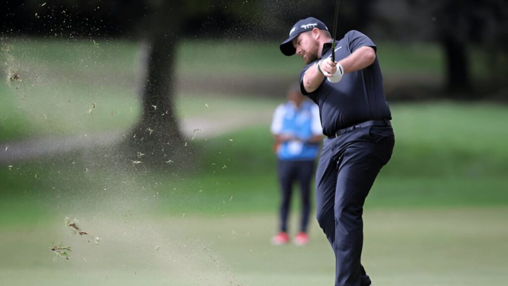 Rory McIlroy jokes about his slow start in his first round of golf after winning the Masters.