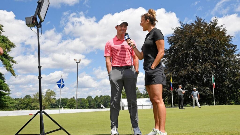 Rory McIlroy discussing happiness and marriage during an interview.