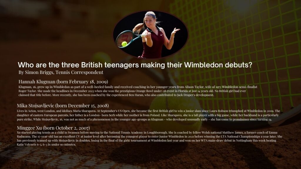 Three British Teens Enter Wimbledon as Wild Cards – Is the System a Racket?