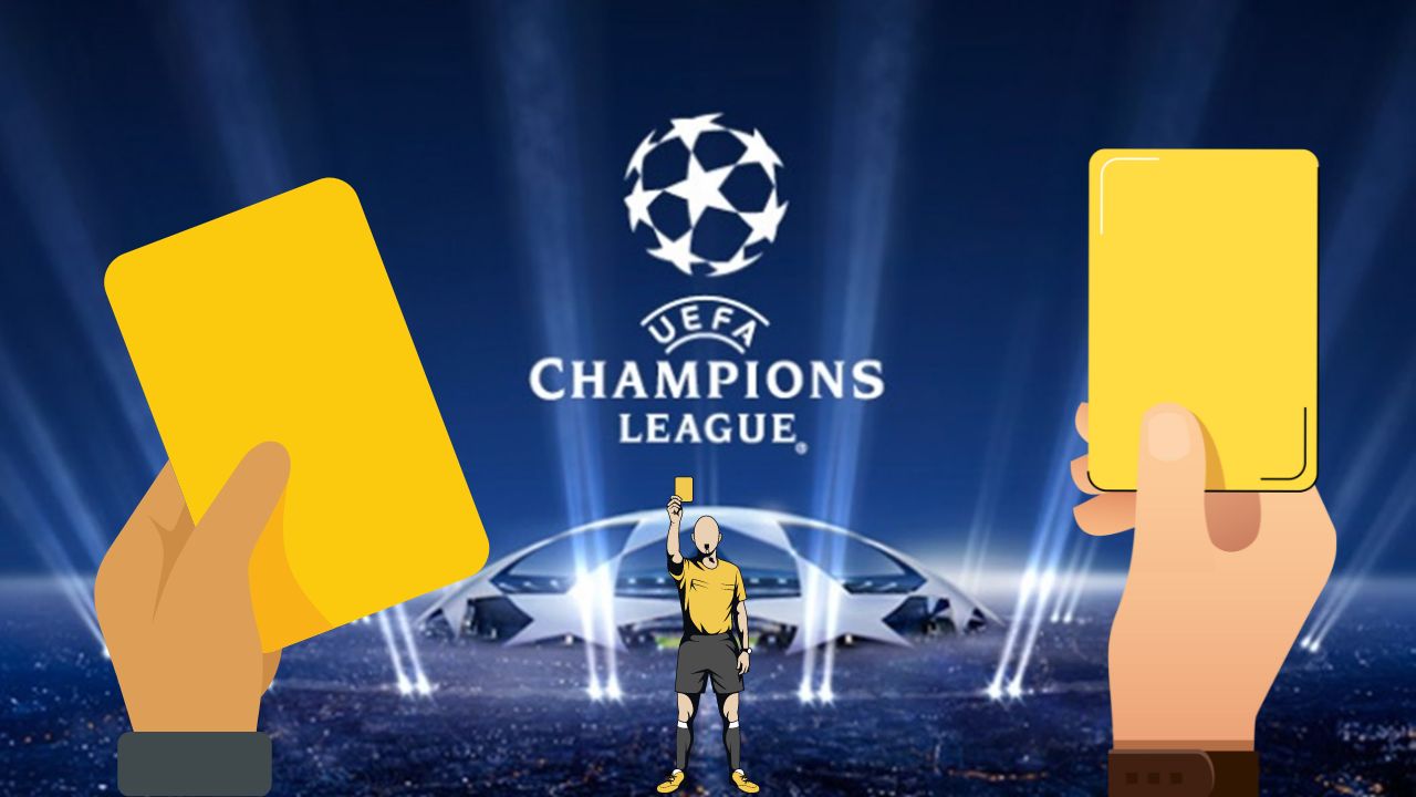 UEFA Champions League 2024 yellow card rules and suspension guidelines for knockout rounds.