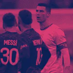 Ronaldo sends out a tweet after a rivalry game with Messi