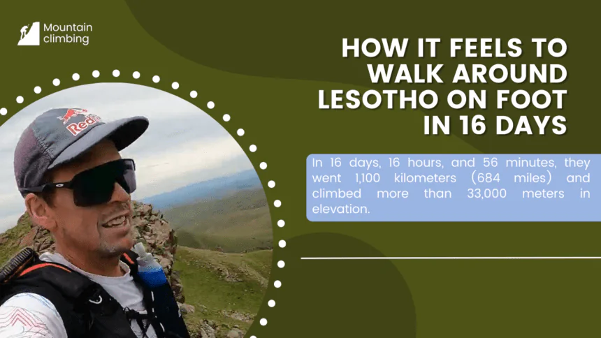 How it feels to walk around Lesotho on foot in 16 days.