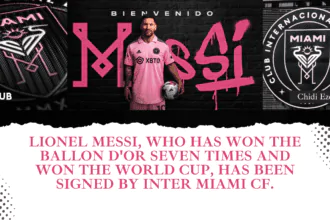 Lionel Messi, who has won the Ballon d'Or seven times and won the World Cup, has been signed by Inter Miami CF.