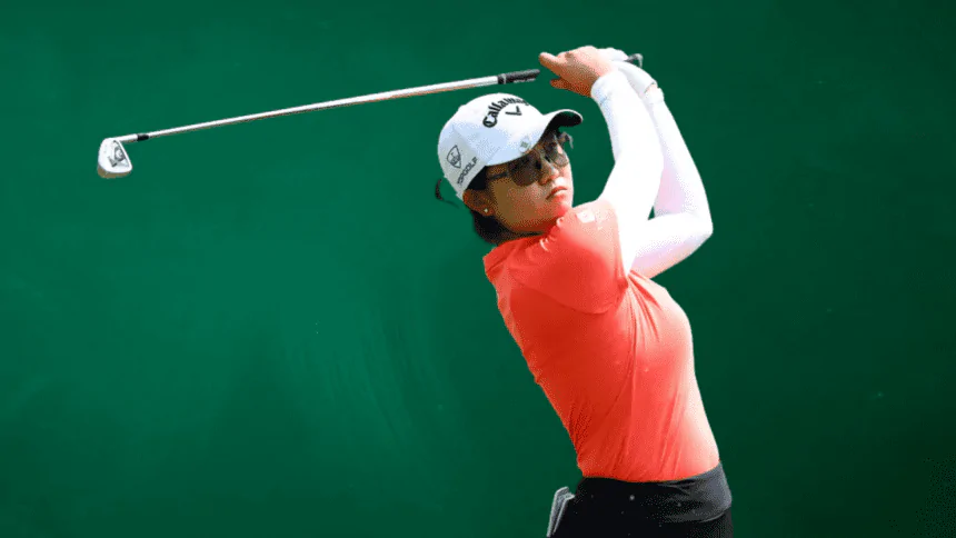 Rose Zhang is in first place at the LPGA's Maybank Championship after 54 holes.