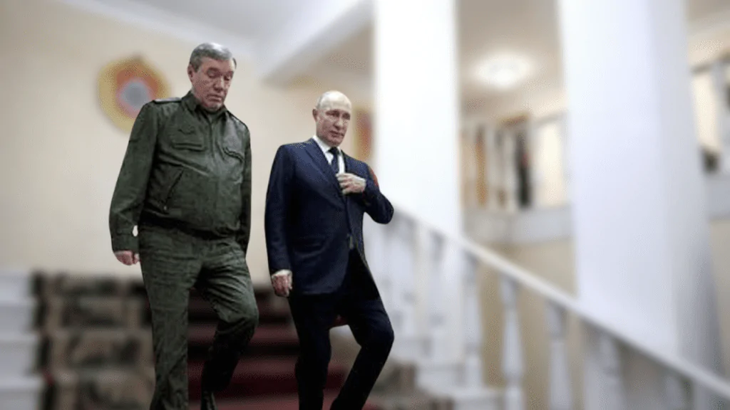 Russian President Putin visits headquarters of the defense force in Rostov-on-Don