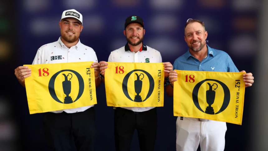 Three golfers, including a LIV player, have qualified for the 2024 Open Championship at Royal Troon.