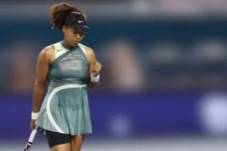 Naomi Osaka continues to dominate the first round of the Miami Open
