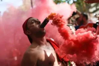 Police warn football fans about possible crowd trouble before the important Euro 2024 play-off final.