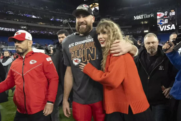 Travis Kelce may be happier than ever now that he is dating billionaire Taylor Swift.