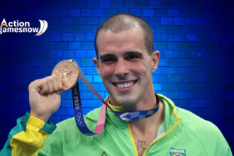 Brazilian swimmer Bruno Fratius, who won third place in the 50-meter freestyle at Tokyo, says he will not be in Paris in 2024